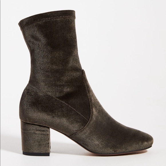Anthropologie Shoes - NWT Silent D Careful Velvet Ankle boots